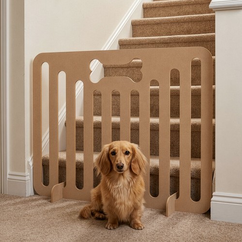 See through wooden dog - see-through,