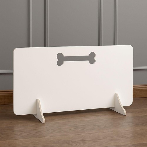 White dog stopper - stopper, stairs